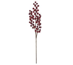 Konár drobné ovocie červené 78cm