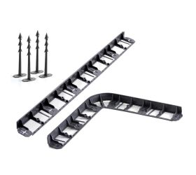 Ib1057 border okraj trávnikov čierny 800x8,4xh5,7cm