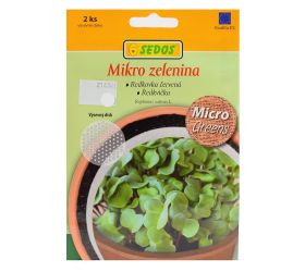 Reďkovka červ. microgreens 2ks