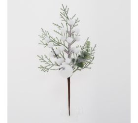 Zápich tuja, bie. jablko, bobule, zasnež. 27cm