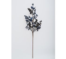 Konár šípky,bobule modré 65cm