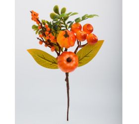 Zápich tekvice, bobule, zeleň zel/ora 23cm