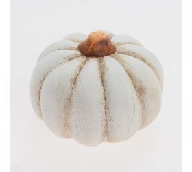 Tekvica bielo-hnedá keramika 9*9*7cm