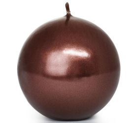 Guľa 80 met.hladká hnedá