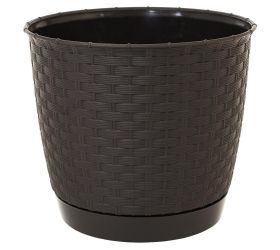 Drlo220 kvetináč ratolla round umbra-hnedý 22xh19,5cm/4,2l