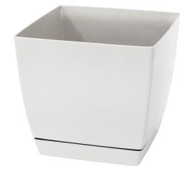 Dukp120 kvetináč coubi biely 12x12xh11cm/1,2l