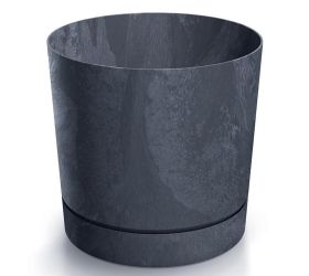 Dpop200e kvetináč tubo p beton antracit 19,9xv19,6cm 4,6l