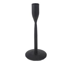 Svietnik na kónic svieč 20cm čierna //a98810440
