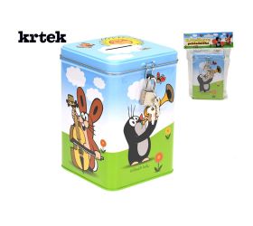 Pokladnička krtko kovová 15cm