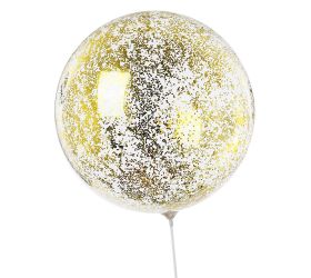 Balóniky 18cm/10ks s glitrami