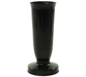 Váza so záťažou 26cm čierna