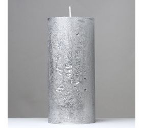 Rustic gliter val.70x150 strieborný