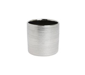 Obal keramika 10,8x10,5cm strieborný