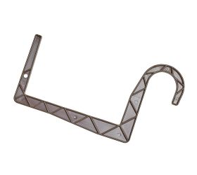 Držiak universal kratší 12cm trubka hnedý