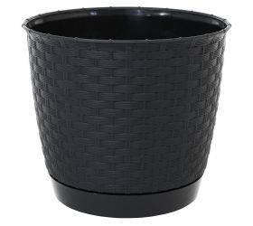Drlo250 kvetináč ratolla round antracit 25xh21,9cm/7,5l