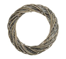 Prút.1/1 veniec šedý 50x9 cm