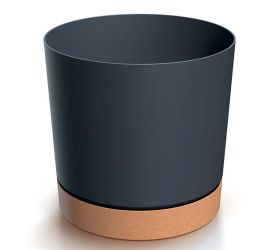 Dpod180 kvetináč tubo pm antracit 17,8xv17,5cm