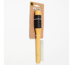 Hrebeň pet bambus 22x2x4cm