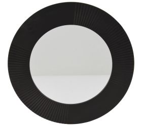 Zrkadlo okrúhle 48cm čierna aae340300