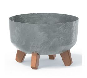 Dgrl240le kvetináč gracia low beton šedý 23,5xh15,5cm 3,8l