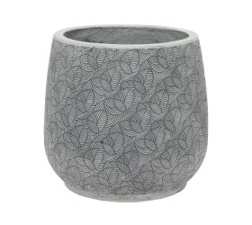 J85 obal leaf šedá 24h19,6cm s