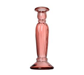 Super cena váza sklo farb.p/ v rosa v22 pr.9cm/ vh-08-rosa
