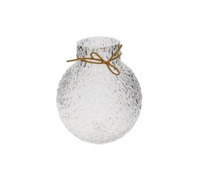 Váza sklo číra 7.5*17.5cm
