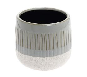 Obal keramika 16*16*14 šedobiely