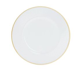 Tanier okrúhly biely plast 33cm
