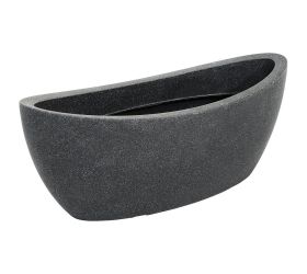 55371 kvetináč globe jadr.schwarz granit 253/58