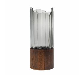 Váza sklo12*30cm
