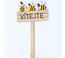 Zápich včely ,,vítejte