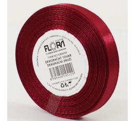 Saten stuha 10mm/15m bordová farba 166