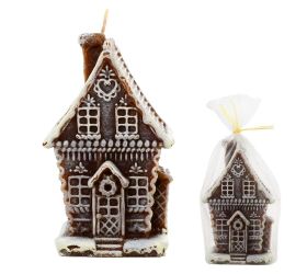Perníkový domček veĺký hnedý 11x19