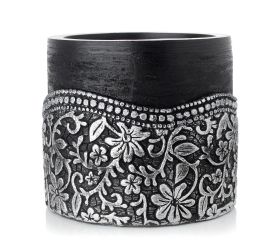 Agra lamp.okrúhly 100 čierny