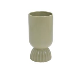 Váza keramika 12x12x23,5cm zelený
