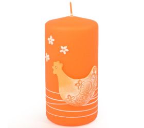 Sliepka valec 60x120 oranž