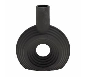 Váza keramika 17,5x5x21,5cm čierna