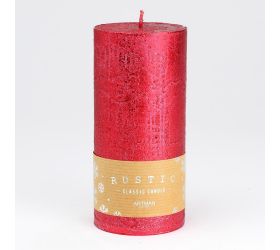 Rustic metalic val.7x15 červený