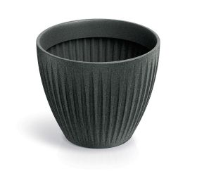 Tlro40 obal latia round čierny granit 40xv33cm