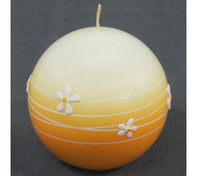 Orion s kvetinami guľa 80 oranž