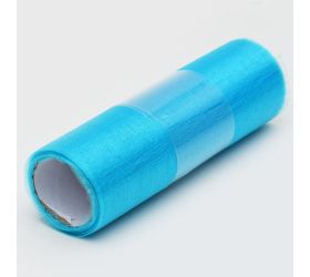 Organza rolka 16cmx6m farba 22 tyrkysová