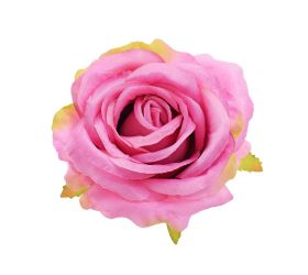 Hlava ruža ružovo-zelená priem:10cm bal:12ks