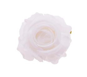 Hlava ruža biela bal:6 8cm