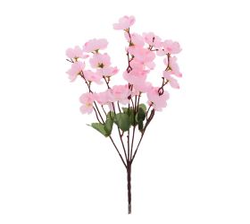 Konár čerešňový kvet bledo ružový 34cm