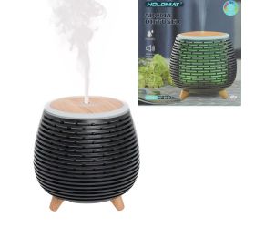 Difuzér na nožičkách + usb čierny 140ml 11,8x11,8x11,9cm