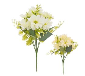 Kytica gerbera, zeleň mix/2f 29cm