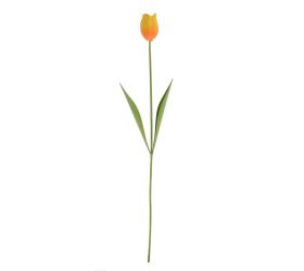 Tulipán žlto-oranžový kov 53*7*3,5cm