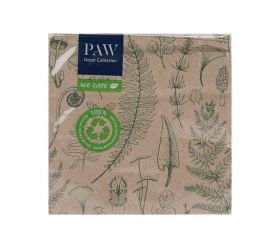 Sdle031300 servítky 33x33 cm/20ks/3vrst  we care forest nature 100%recykl