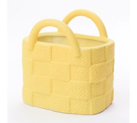 Osłonka ker. torba żółty 12.5 × 11.5 × 12.5